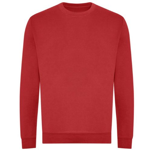 Awdis Just Hoods Organic Sweatshirt Fire Red